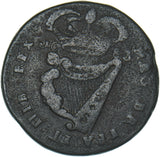 1683 Ireland Halfpenny - Charles II Copper Coin