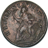 1723 Ireland Halfpenny - George I Copper Coin - Nice