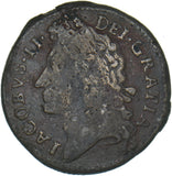 1690 Ireland Gunmoney Shilling (Apr:) - James II Copper/Brass Coin