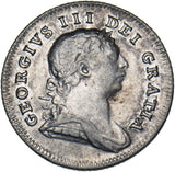 1805 Ireland 10 Pence Bank Token - George III Silver Coin - Nice