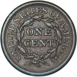 1851 USA Large One Cent (Penny) - Copper Coin - Nice