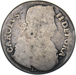1669 Scotland 1 Merk - Charles II Silver Coin