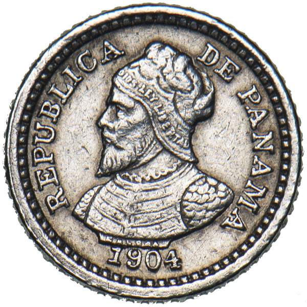 1904 Panama 2.5 Centesimos (“Panama Pill”) - Silver Coin - Nice