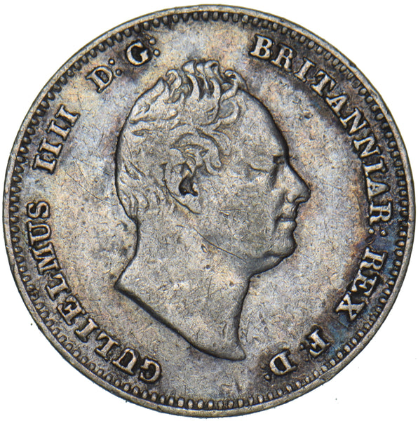 1836 British Guiana 1/4 Guilder - William IV Silver Coin - Nice