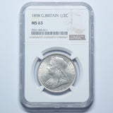 1898 Halfcrown (NGC MS 63) - Victoria British Silver Coin - Superb