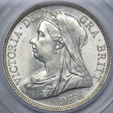 1900 Halfcrown (CGS 80) - Victoria British Silver Coin - Superb
