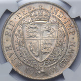 1901 Halfcrown (NGC MS 62) - Victoria British Silver Coin - Superb