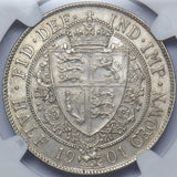1901 Halfcrown (NGC MS 62) - Victoria British Silver Coin - Superb