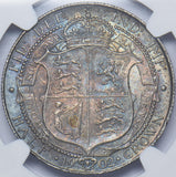 1902 Halfcrown (NGC MS 63) - Edward VII British Silver Coin - Superb