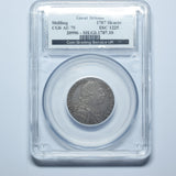 1787 Shilling (CGS AU 75) - George III British Silver Coin - Very Nice