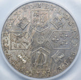 1787 Shilling (CGS AU 75) - George III British Silver Coin - Very Nice