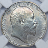 1902 Matt Proof Shilling (NGC PF 62) - Edward VII British Silver Coin - Superb