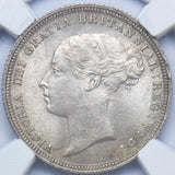 1885 Sixpence (NGC MS 62) - Victoria British Silver Coin - Superb