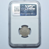 1888 Sixpence (NGC MS 62) - Victoria British Silver Coin - Superb