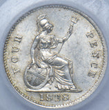 1838 Groat (CGS UNC 85) - Victoria British Silver Coin - Superb