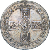 1695 Crown - William III British Silver Coin - Nice