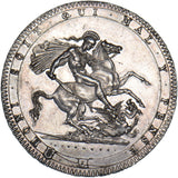1820 Crown - George III British Silver Coin - Very Nice