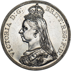 1887 Crown - Victoria British Silver Coin