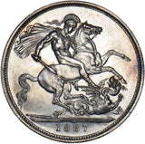 1887 Crown - Victoria British Silver Coin - Very Nice