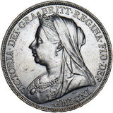 1895 LIX Crown - Victoria British Silver Coin - Very Nice