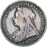 1896 LIX Crown - Victoria British Silver Coin