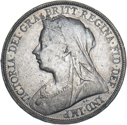 1896 LX Crown - Victoria British Silver Coin