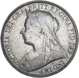 1896 LX Crown - Victoria British Silver Coin