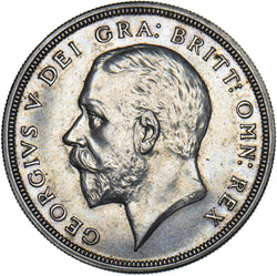 1927 Proof Wreath Crown - George V British Silver Coin - Very Nice
