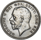 1928 Wreath Crown - George V British Silver Coin - Nice