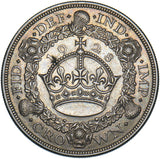 1928 Wreath Crown - George V British Silver Coin - Nice