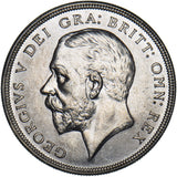 1929 Wreath Crown - George V British Silver Coin - Very Nice