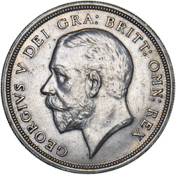 1931 Wreath Crown - George V British Silver Coin - Very Nice