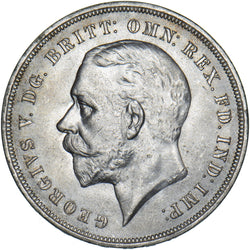 1935 Crown - George V British Silver Coin - Superb