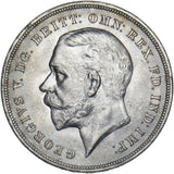 1935 Crown - George V British Silver Coin - Superb