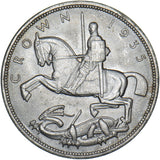 1935 Crown - George V British Silver Coin - Superb