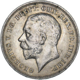 1935 Crown - George V British Silver Coin - Very Nice