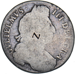 1696 Halfcrown - William III British Silver Coin