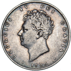 1826 Halfcrown - George IV British Silver Coin - Nice