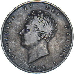 1826 Halfcrown - George IV British Silver Coin