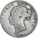 1883 Halfcrown - Victoria British Silver Coin