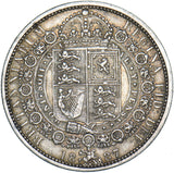 1887 Halfcrown - Victoria British Silver Coin - Nice
