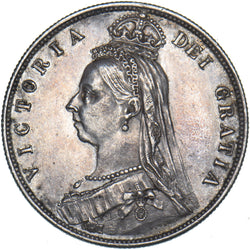 1887 Halfcrown - Victoria British Silver Coin - Very Nice
