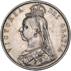 1887 Halfcrown - Victoria British Silver Coin - Nice