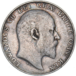 1902 Halfcrown - Edward VII British Silver Coin