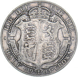 1903 Halfcrown - Edward VII British Silver Coin