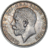 1914 Halfcrown - George V British Silver Coin - Very Nice