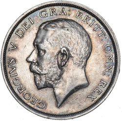 1915 Halfcrown - George V British Silver Coin - Very Nice
