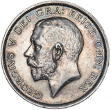 1915 Halfcrown - George V British Silver Coin - Very Nice
