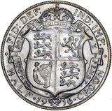 1916 Halfcrown - George V British Silver Coin - Very Nice