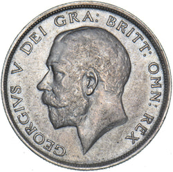 1916 Halfcrown - George V British Silver Coin - Nice